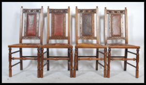 A set of four early 20th Century Arts and Crafts o