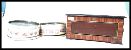 A 19th century Victorian Polyphon music disk playe