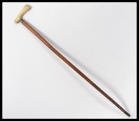 A vintage early 20th century Edwardian Ivory handl