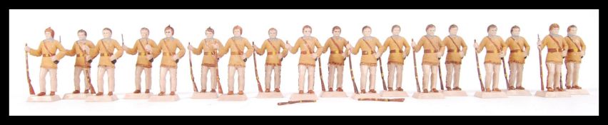 MARX 1950'S DAVY CROCKETT PLASTIC FIGURES