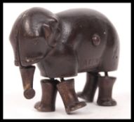 ANTIQUE VINTAGE CAST IRON JOINTED IVES COMPANY RAMP WALKING ELEPHANT