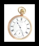 A Victorian gentleman's 18ct gold cased open faced pocket watch by Edward Culver, Clerkenwell