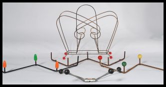 A collection of vintage retro 20th century sputnik atomic furniture dating from the 1950's to