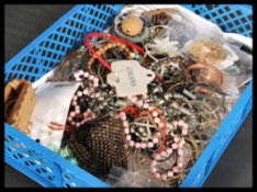 A collection of costume jewellery dating to the 20th Century to include necklaces, bangles,