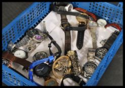 A collection of ladies and gents wrist watches dating to the 20th Century to include dress