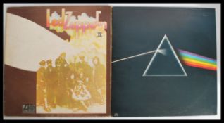 Vinyl Records - Pink Floyd ' Dark Side Of The Moon ' 1st Press, Solid Blue Triangle, no posters