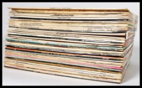 A collection of long play LP vinyl records featuring various artists to include Little Richard,
