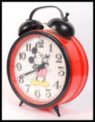 WALT DISNEY OVERSIZED MICKEY MOUSE ALARM CLOCK