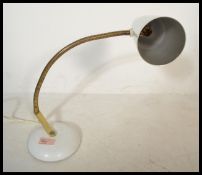 A vintage retro 20th century goose neck anglepoise