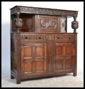 A 19th century VIctorian carved oak Jacobean reviv