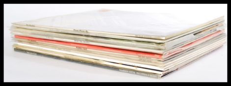 The Beatles - A collection of vinyl long play LP vinyl records by The Beatles to include Please