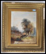 A 19th century oil on canvas English School painti