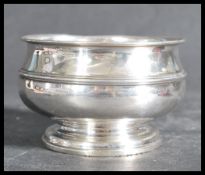 A silver hallmarked bowl by Adie Brothers Ltd bearing Birmingham hallmarks date letter W. The bowl