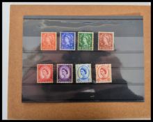 GB STAMPS 1959 Phosphor Graphite set (8v). Unmounted mint.