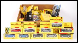 DIECAST MODEL CARS - FERRARI , PORSCHE , ASTON MARTIN