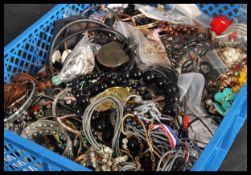 A collection of costume jewellery dating to the 20th Century to include necklaces, bangles,