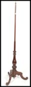 A Regency 19th century mahogany pole scereen raise