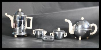 A vintage 20th century Headmaster tea / coffee set  in the art deco style.The set consisting of a