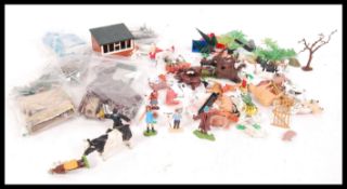 ASSORTMENT OF BRITAINS FARM YARD TOYS AND OTHERS