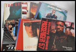 A collection of retro Film Laser Discs dating to the 1980's to include films such as Passenger 57,