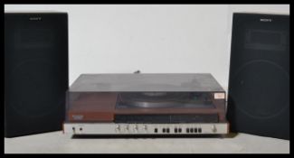 A retro 1970's Sony Stereo System