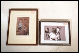 A contemporary photograph entitled ' Windows ' taken in the UAE by S Lennkh together with a  Jessica