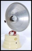 Retro vintage Barber Electrical Services mid 20th century heat lamp , converted to table lamp