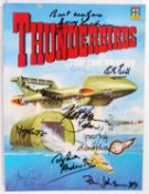 RARE THUNDERBIRDS FULL CAST MULTI-SIGNED AUTOGRAPH