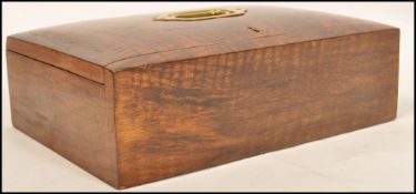 A 19th century Victorian Walnut combination statio