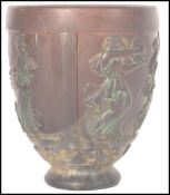 A 1920s French vase of footed ovoid form designed