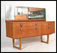 A 1970's retro teak dressing table by William Lawr