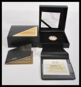 1/4 Krugerrand - A quarter Krugerrand gold proof coin from the South African mint 2017. Limited