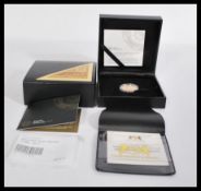 1/4 Krugerrand - A quarter Krugerrand gold proof coin from the South African mint 2017. Limited