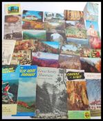A collection of vintage 20th century American trav