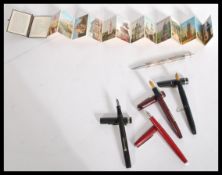 A group of vintage pens to include an Israeli silv