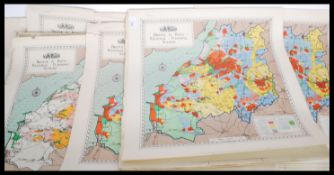 A collection of large 19th century Bristol and Bat