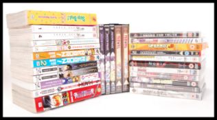 ASSORTED COLLECTION OF MANGA BOOKS AND ANIME DVD