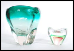 A large substantial vintage ' Molar ' art glass va
