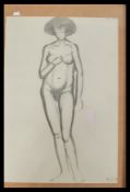 Eric Gill 1882-1940 - Nude from first Nudes London Spearman Ltd 1954. Printed by the Chiswick