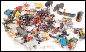 ORIGINAL VINTAGE PLASTIC BRITAINS TOY SOLDIERS