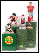 ROBERT HARROP ' THE BEANO , DANDY COLLECTION ' BOXED FIGURES