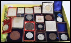 A collection of Bristol and Bath related medals / medallion coins dating from the 19th century to