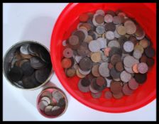 A large collection of British and overseas coins t