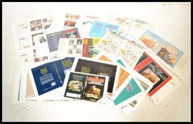 A group of pre production artist proof book covers