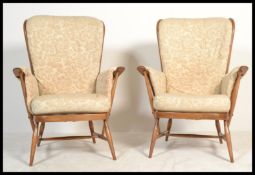 A pair of vintage / retro 20th century Ercol Winds