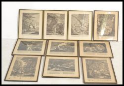 A good collection of 19th Century framed and glaze