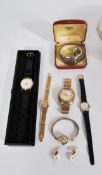 A group of vintage watches to include Accurist , Rotary , Avia , Seiko etc. Please see images.