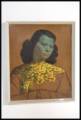 Vladimir Tretchikoff - The Chinese Girl - A mid 20th Century retro vintage print of the painting