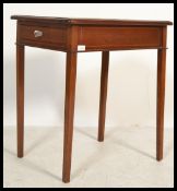 A vintage early to mid  20th century mahogany inla