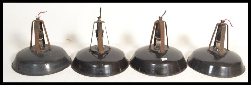 A set of four vintage 20th century retro industria